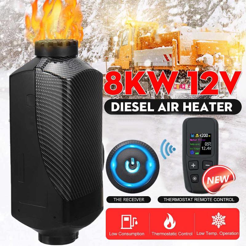 Hcalory Car Heater Heating 12V 8KW Air diesels Heater + New Black Remote Control Warmer for webasto Bus RV Boat SUV Car
Hcalory Car Heater Heating 12V 8KW Air diesels Heater + New Black Remote Control Warmer for webasto Bus RV Boat SUV Car