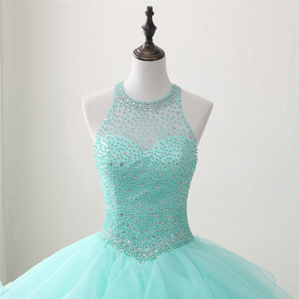 royal blue cheapest stock ball gown quinceanera dresses beaded sweet 16 year laceup prom party evening gown vestidos de 15 anos qc1404
