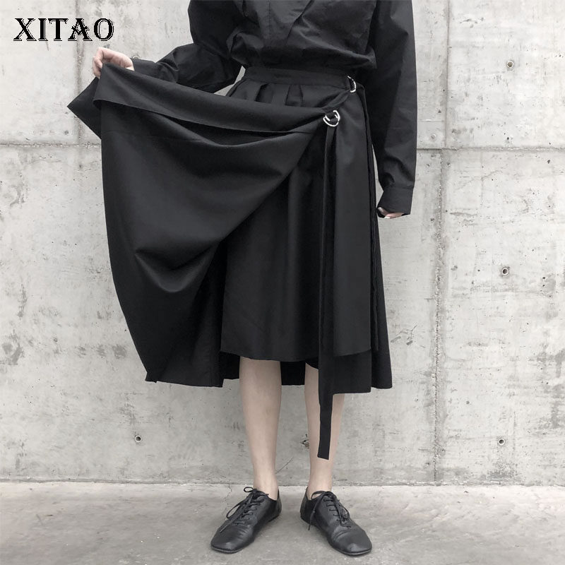 XITAO Black Drawstring Skirt Fashion New Women Elegant 2020 Spring Goddess Fan Minority Style Elastic Waist Skirt XJ3988, Black xj3988
XITAO Black Drawstring Skirt Fashion New Women Elegant 2020 Spring Goddess Fan Minority Style Elastic Waist Skirt XJ3988, Black xj3988