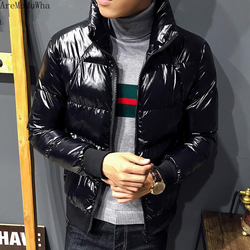AreMoMuWha 2019 Winter New Coat Men's Short Collar Collar Coat Men's Slim Slimming Warm Padded Cotton Suit Winter Clothes QX1251, Black
AreMoMuWha 2019 Winter New Coat Men's Short Collar Collar Coat Men's Slim Slimming Warm Padded Cotton Suit Winter Clothes QX1251, Black