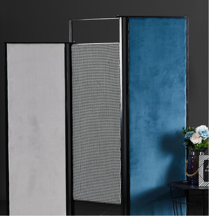 Openwork Screen Metal Nordic Room Dividers partition mobile folding simple double-sided office decoration small house