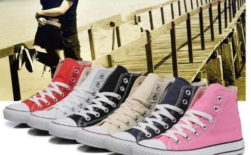2019Classic 35-45 New Unisex High-Top Adult Women's Men's Canvas Running Shoes 13 colors Laced Up Casual Shoes Sneaker shoes, Black
2019Classic 35-45 New Unisex High-Top Adult Women's Men's Canvas Running Shoes 13 colors Laced Up Casual Shoes Sneaker shoes, Black
