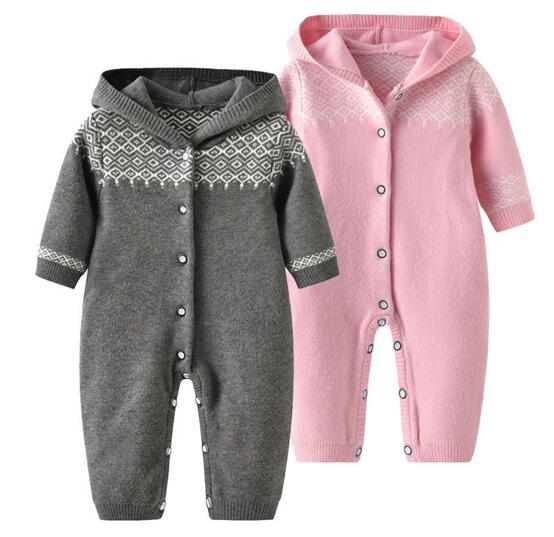Baby kids clothes Girls Boy Hoodies romper Knitted Long Sleeve Romper infant clothing romper, Gray
Baby kids clothes Girls Boy Hoodies romper Knitted Long Sleeve Romper infant clothing romper, Gray