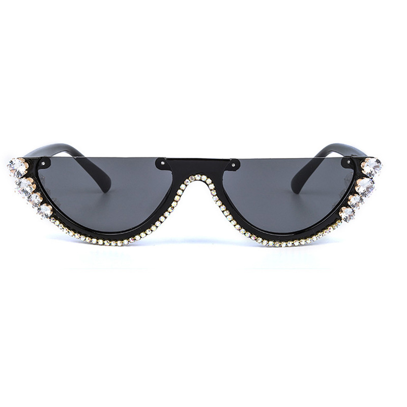 Vintage Retro Sunglasses 2020 Women Meta lWater drill half frame cat's Eye Sunglasses Brand Design Sun Glasses GV0287
Vintage Retro Sunglasses 2020 Women Meta lWater drill half frame cat's Eye Sunglasses Brand Design Sun Glasses GV0287