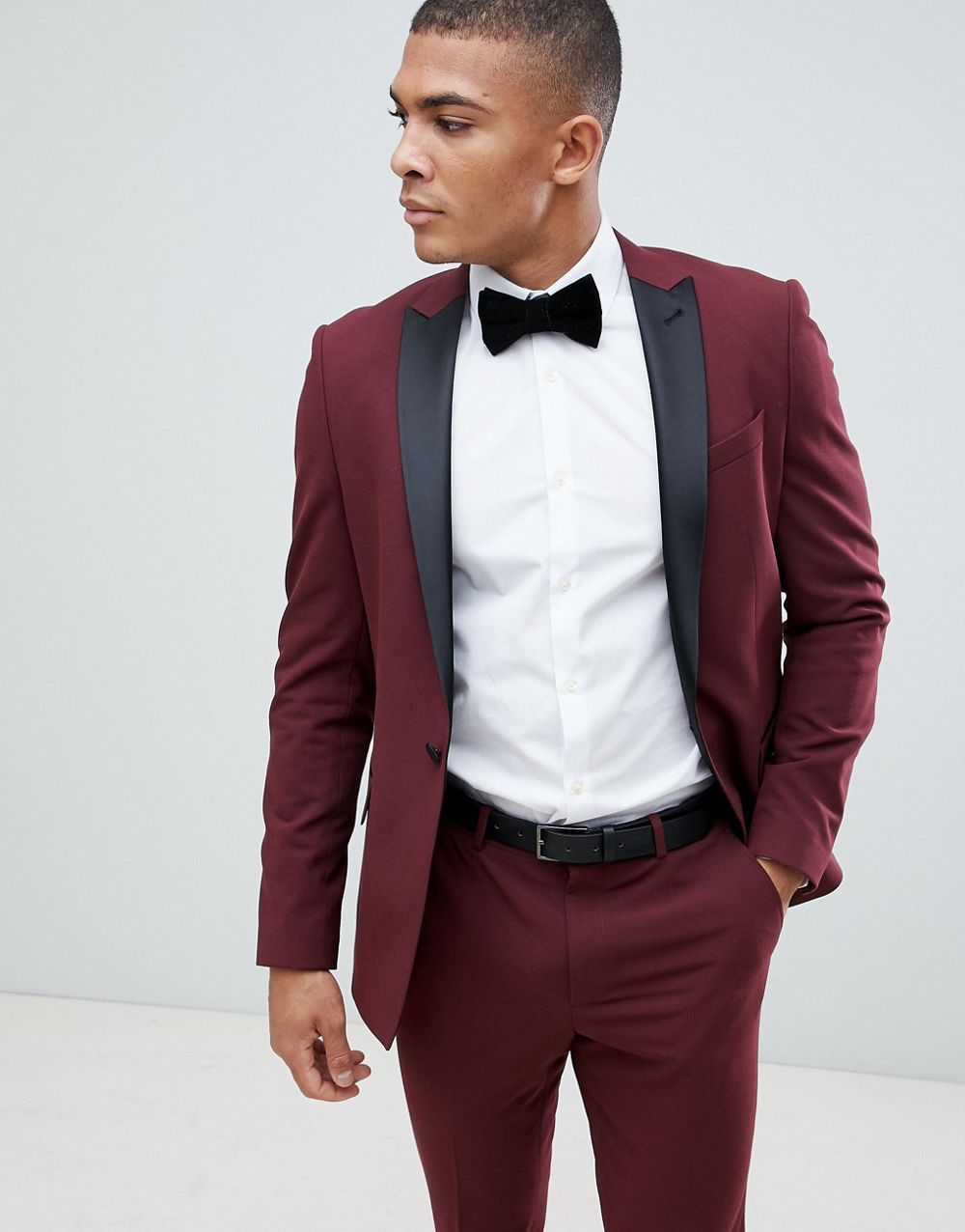 Wine Red Mens Suits Wedding Groom Slim Fit Suits Formal Prom Groomsman Tuxedos Suits Custom Made Boys Jacket