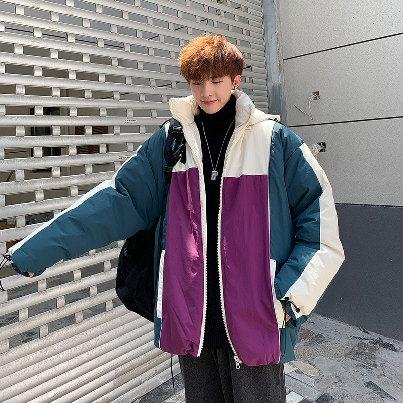 2019 Autumn And Winter New Korean Version Of The College Wind Couple Hooded Hit Color Thick Casual Cotton Jacket, Master figure color
2019 Autumn And Winter New Korean Version Of The College Wind Couple Hooded Hit Color Thick Casual Cotton Jacket, Master figure color