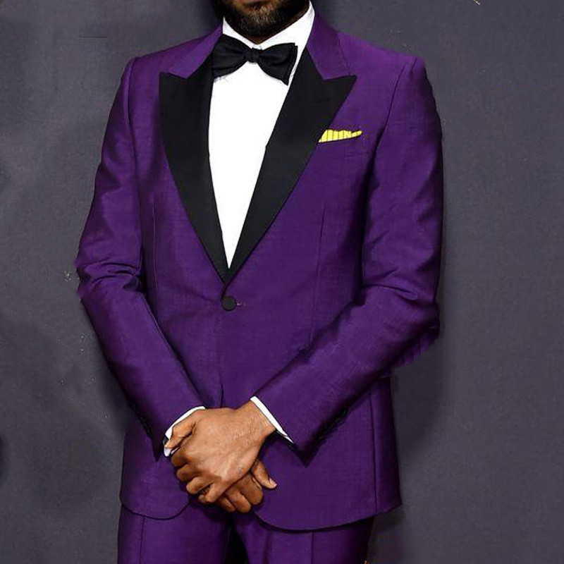 Popular One Button Groomsmen Peak Lapel Groom Tuxedos Groomsmen Best Man Suit Mens Wedding Suits Bridegroom (Jacket+Pants+Tie) B294, Same as image
Popular One Button Groomsmen Peak Lapel Groom Tuxedos Groomsmen Best Man Suit Mens Wedding Suits Bridegroom (Jacket+Pants+Tie) B294, Same as image