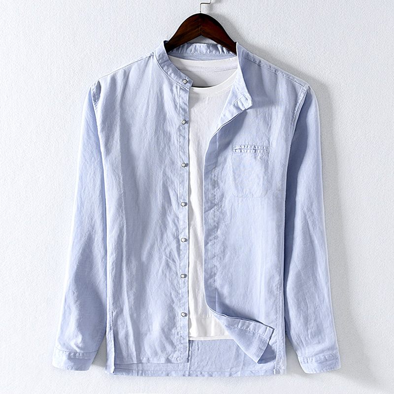 Men's Casual Shirts 2021 Spring Cotton And Linen Men Brand Summer Shirt For Fashion Blue Mens Comfortable Male Overhemd, Pink
Men's Casual Shirts 2021 Spring Cotton And Linen Men Brand Summer Shirt For Fashion Blue Mens Comfortable Male Overhemd, Pink