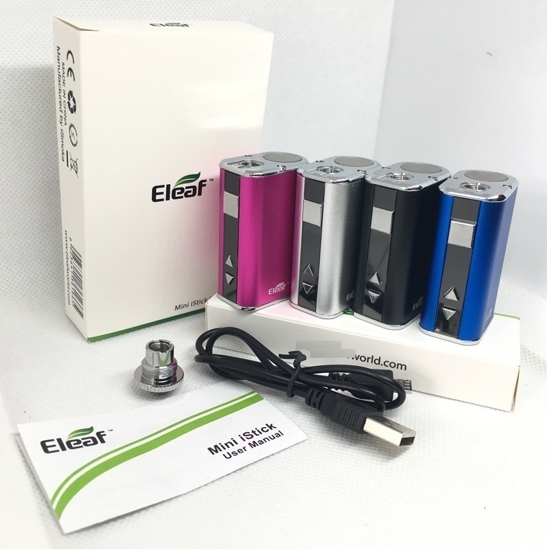 Eleaf istick Mini 10W Battery Starter Kits 1050mAh Variable Voltage Vape Mod with USB Cable eGo Connector adapter 510 Thread Vaporizer Pen
Eleaf istick Mini 10W Battery Starter Kits 1050mAh Variable Voltage Vape Mod with USB Cable eGo Connector adapter 510 Thread Vaporizer Pen