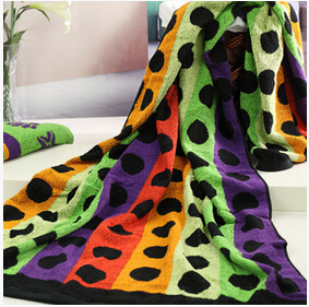 Summer Cotton Towel new style 100% cotton bath towel beach towel big variety of bright colors 75*150cm