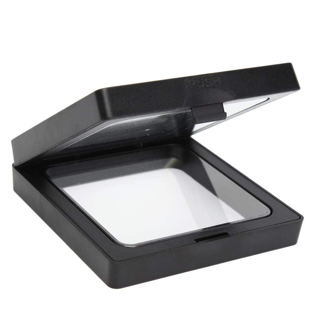 Square 3D Floating Frame Holder Coin Box Jewelry Display Show Case 9X9cm (With Base) Home Decor