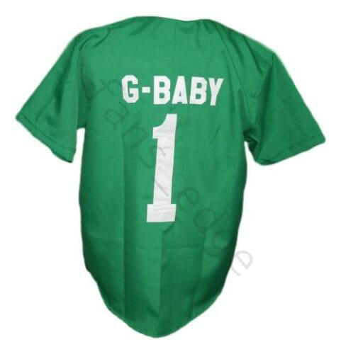 G-Baby Kekambas Hard Ball Movie Baseball Jersey Button Down Green Mens Stitched Jerseys Shirts Size S-XXXL Free Shipping
G-Baby Kekambas Hard Ball Movie Baseball Jersey Button Down Green Mens Stitched Jerseys Shirts Size S-XXXL Free Shipping