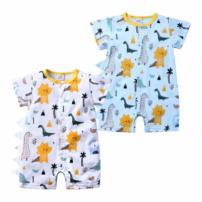 Kids Hot Selling Jumpsuits Children Casual Rompers Boys and Girls Dinosaur Cartoon Print Jumpsuit 2020 Fashion Style Baby Summer Clothes, White
Kids Hot Selling Jumpsuits Children Casual Rompers Boys and Girls Dinosaur Cartoon Print Jumpsuit 2020 Fashion Style Baby Summer Clothes, White