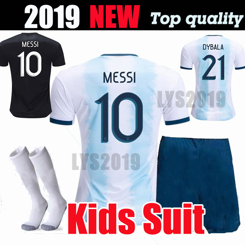 Kids Suit Argentine football team jersey world preliminaries MESSI AGUERO DYBALA DI MARIA national team away jerseys America's Cupfootball, Black
Kids Suit Argentine football team jersey world preliminaries MESSI AGUERO DYBALA DI MARIA national team away jerseys America's Cupfootball, Black
