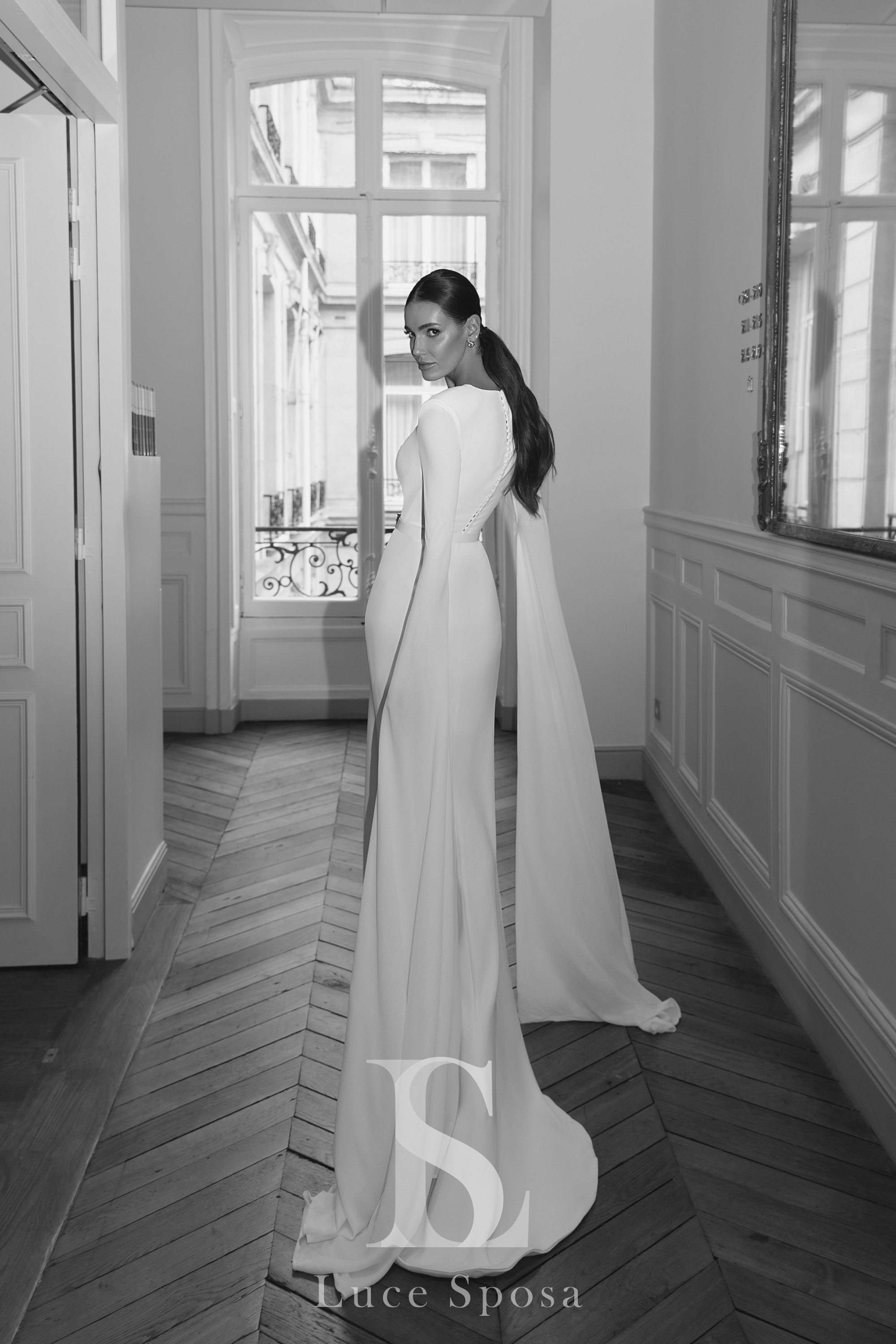 mermaid evening dresses jewel neck long sleeve celebrity prom red carpet dress new sexy a line runway fashion gowns