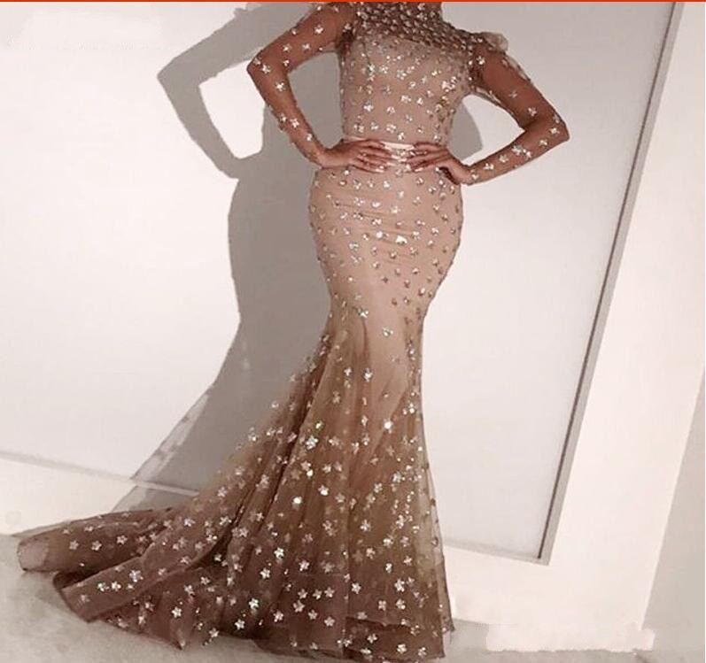 Abendkleider 2020 Elegant Tulle Jewel Neck Mermaid Evening Dresses Long Sleeves Formal Arabic Women Gown Vestido De Festa Longo, Lavender
Abendkleider 2020 Elegant Tulle Jewel Neck Mermaid Evening Dresses Long Sleeves Formal Arabic Women Gown Vestido De Festa Longo, Lavender
