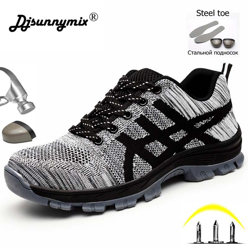 Breathable Work Shoes Men Indestructible Steel Toe Boots Safety Shoes Men Sneakers Steel Toe Chaussure Securite Travail Homme, Gray
Breathable Work Shoes Men Indestructible Steel Toe Boots Safety Shoes Men Sneakers Steel Toe Chaussure Securite Travail Homme, Gray