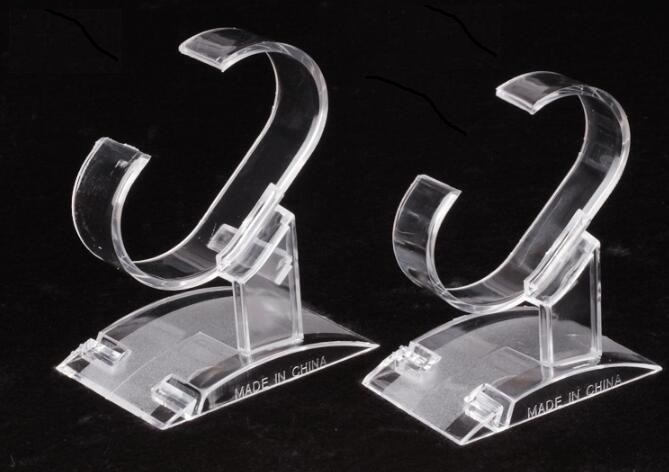 Clear Plastic Bracelet Ring Watch Stand Support Holder Showcase For Jewelry Packaging Display 10pcs/lot DS10
Clear Plastic Bracelet Ring Watch Stand Support Holder Showcase For Jewelry Packaging Display 10pcs/lot DS10