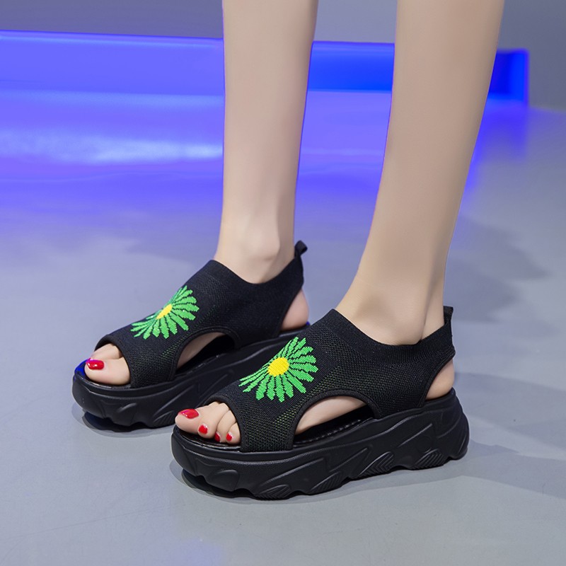 Women Sandals 2020 New Female Shoes Women Summer Wedge Comfort Sandals Ladies Flat Chunky Heels Sandalias Big Size, Black
Women Sandals 2020 New Female Shoes Women Summer Wedge Comfort Sandals Ladies Flat Chunky Heels Sandalias Big Size, Black