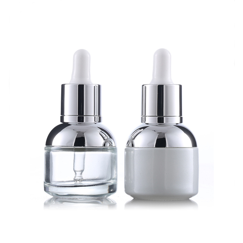 30ml Glass Serum Bottle Pearl White Transparent Cosmetic Essential Oil Packaging Dropper Bottles with Plastic Plug
30ml Glass Serum Bottle Pearl White Transparent Cosmetic Essential Oil Packaging Dropper Bottles with Plastic Plug