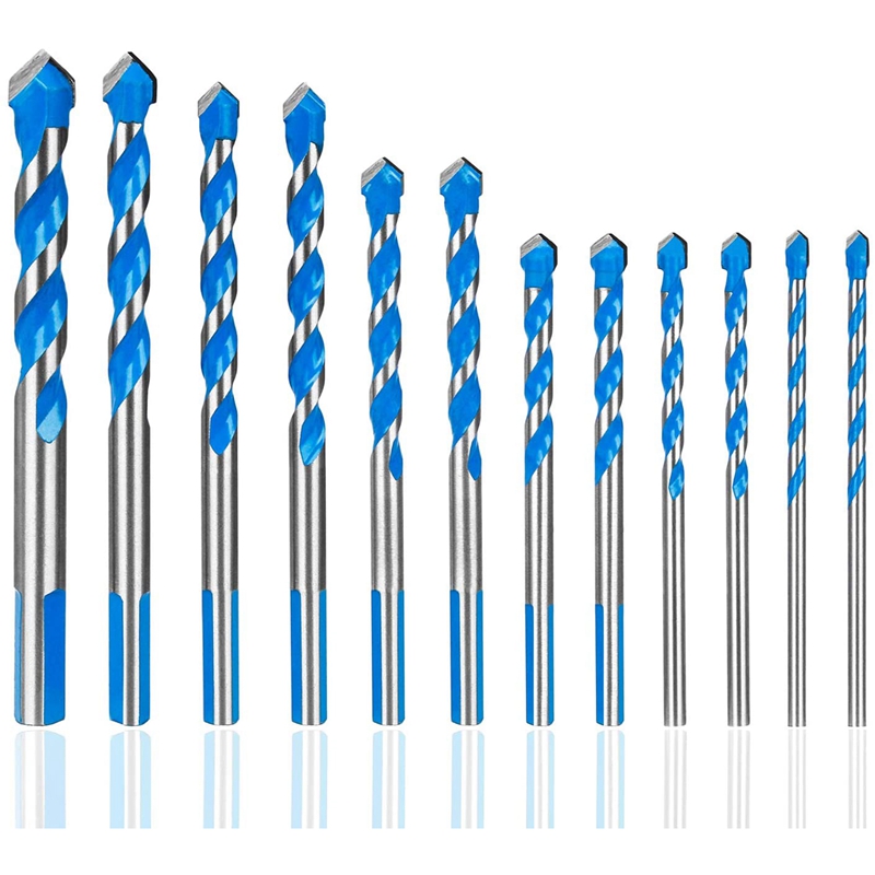 12 Pcs Masonry Drill Bits Set m to 12mm Carbide Twist Tips for WALL, BRICK, CEMENT, CONCRETE, GLASS, WOOD) Have Industrial Str
12 Pcs Masonry Drill Bits Set m to 12mm Carbide Twist Tips for WALL, BRICK, CEMENT, CONCRETE, GLASS, WOOD) Have Industrial Str