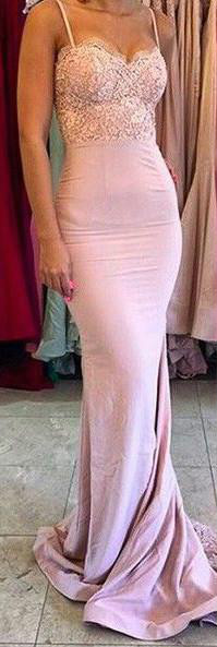 Dusty Pink Country Mermaid Bridesmaid Dresses Cheap Spaghetti Straps Illusion Lace Tails Long Bohemian Beach Wedding Guest Dress Plus Size