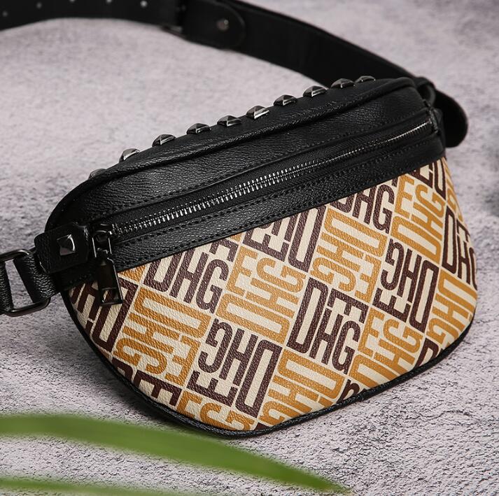 Factory wholesale brand men handbag street cool rivet chest bag printed leather fashion shoulder bag multifunctional leather sports purse
Factory wholesale brand men handbag street cool rivet chest bag printed leather fashion shoulder bag multifunctional leather sports purse