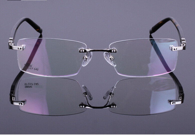 Luxury-Classical optical prescription glasses frame rimless rectangular frame with plank legs style three colors eyeglasses for men 58050
Luxury-Classical optical prescription glasses frame rimless rectangular frame with plank legs style three colors eyeglasses for men 58050