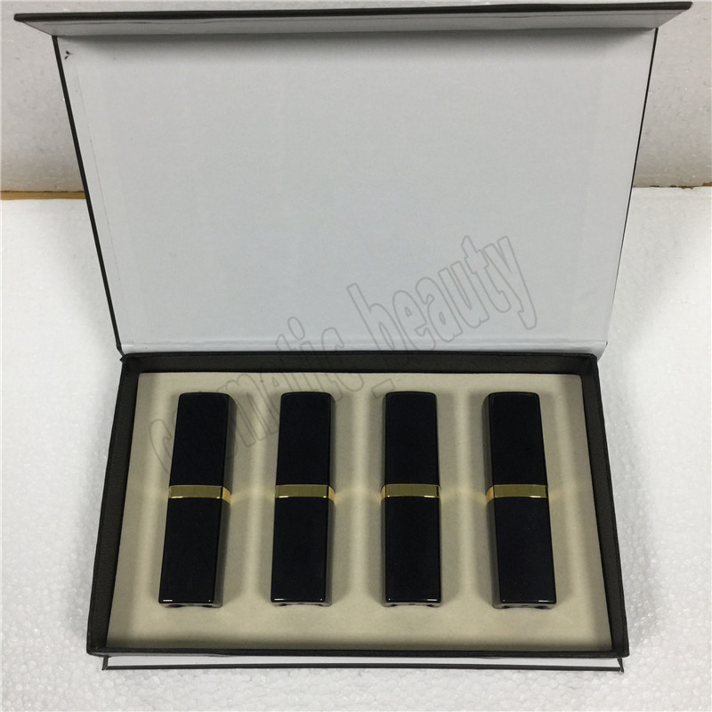 Popular Famous brand Makeup Matte lipstick 4 color black tube matte lipstick 4pcs/set free shipping, Mixed color
Popular Famous brand Makeup Matte lipstick 4 color black tube matte lipstick 4pcs/set free shipping, Mixed color
