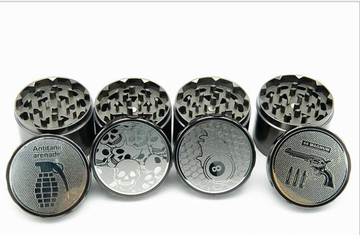 Stainless steel patch GUN-COLORED rhombic metal smoke grinder diameter 52mm wholesale four-layer zinc alloy smoke crusher
Stainless steel patch GUN-COLORED rhombic metal smoke grinder diameter 52mm wholesale four-layer zinc alloy smoke crusher