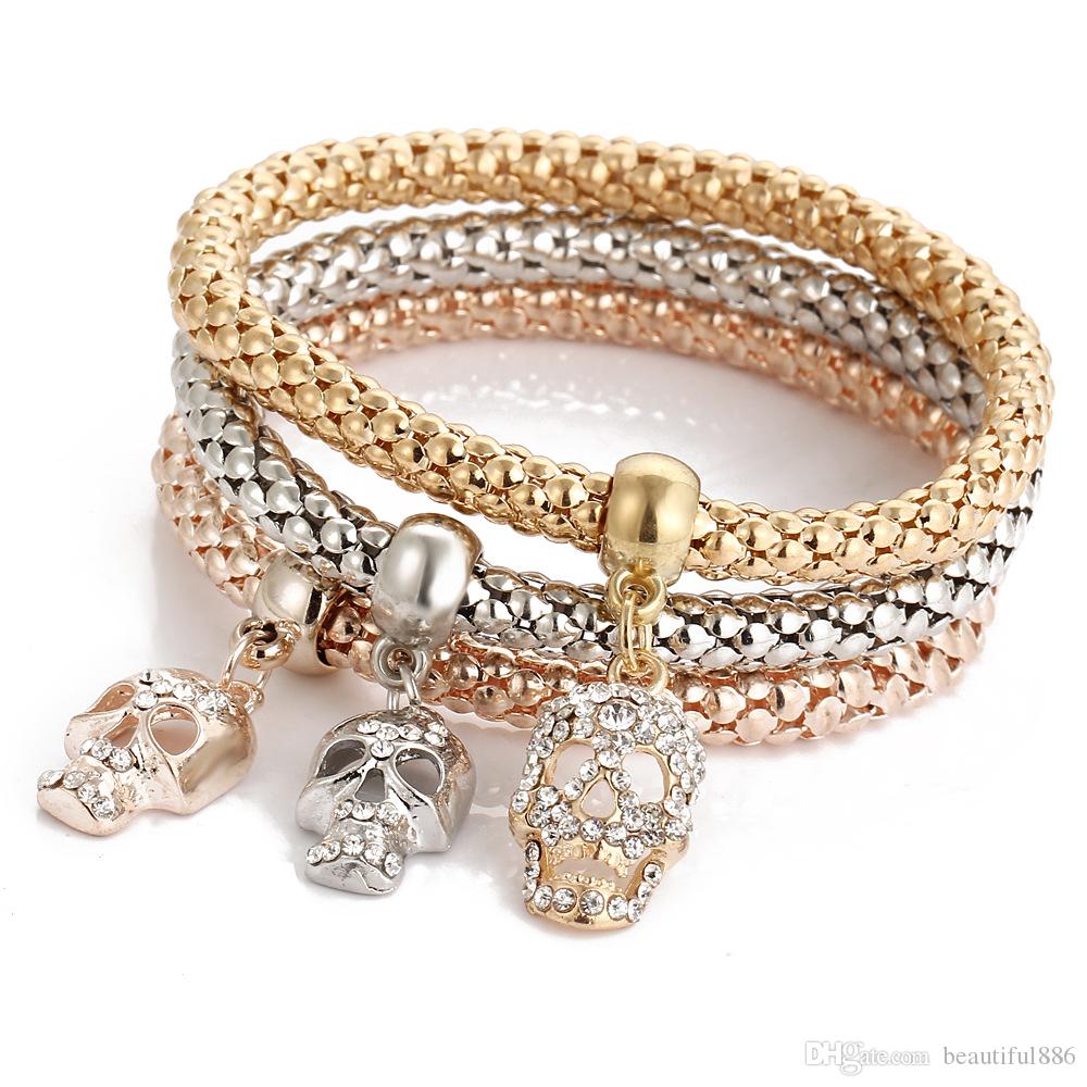 Fashion Gold Color Bangle 2018 New 3 PCS/Set Charm Luxury Love Heart Women Bracelet Gift, Golden;silver
Fashion Gold Color Bangle 2018 New 3 PCS/Set Charm Luxury Love Heart Women Bracelet Gift, Golden;silver