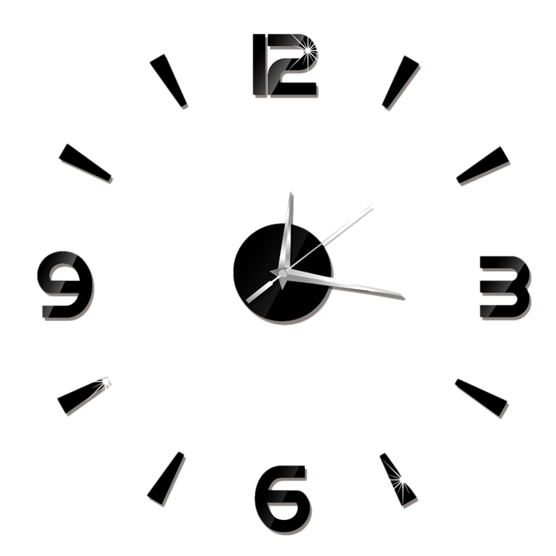 3D Home Decor Quartz Diy Wall Clock Clocks Horloge Watch Living Room Fashion Acrylic Mirror Stickers Black
3D Home Decor Quartz Diy Wall Clock Clocks Horloge Watch Living Room Fashion Acrylic Mirror Stickers Black