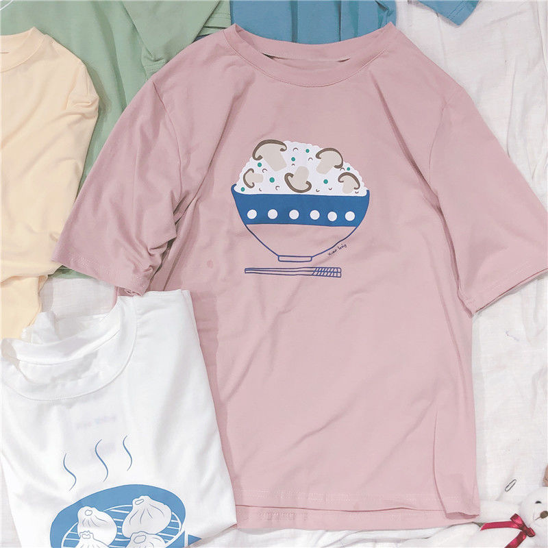 Harajuku Kawaii Oversize T-shirt Women Summer Tops 2020 Funny Print Tees Shirt Schoolgirl Young Style Basic t shirt Clothes, Sky blue
Harajuku Kawaii Oversize T-shirt Women Summer Tops 2020 Funny Print Tees Shirt Schoolgirl Young Style Basic t shirt Clothes, Sky blue