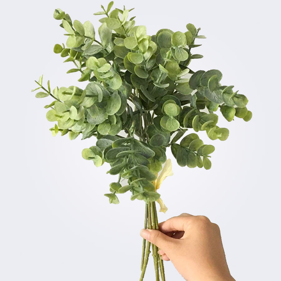 6 pcs eucalyptus plastic artificial leaves bunch for home christmas wedding decoration small faux foliage fake money leaf plant, Green
6 pcs eucalyptus plastic artificial leaves bunch for home christmas wedding decoration small faux foliage fake money leaf plant, Green
