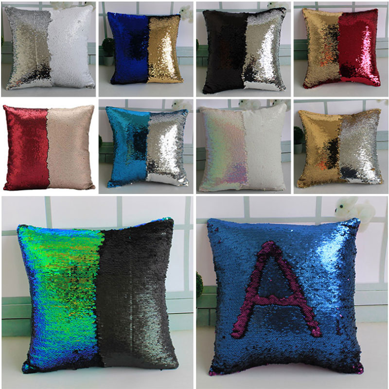 40*40cm 10 colors Sequin Double Color Cushion Cover Pillow Magical Glitter Throw Pillow Case Home Decorative Car Sofa Pillowcase, As picture
40*40cm 10 colors Sequin Double Color Cushion Cover Pillow Magical Glitter Throw Pillow Case Home Decorative Car Sofa Pillowcase, As picture