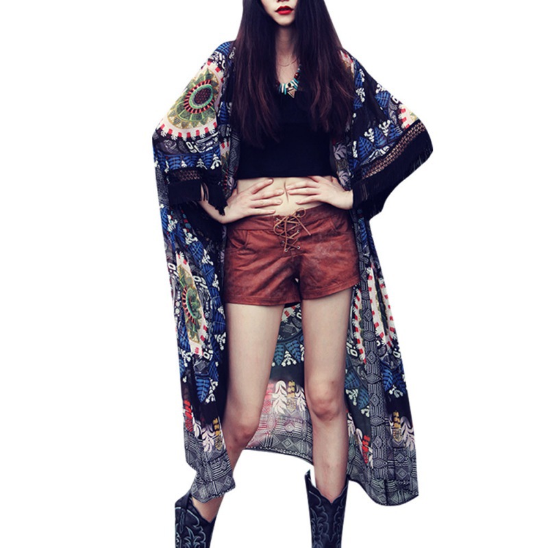 New Hot Vintage Floral Print Women Long Cardigan Coat Jacket Kimono Blouse Chiffon Top, Multi
New Hot Vintage Floral Print Women Long Cardigan Coat Jacket Kimono Blouse Chiffon Top, Multi