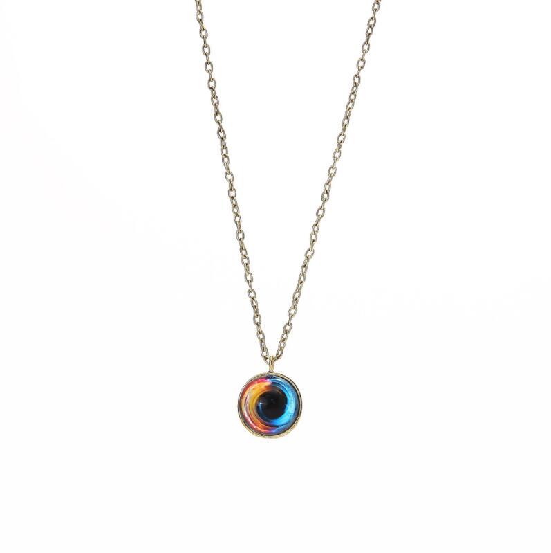 Glass Luminous Star Series Planet Necklace Crystal Cabochon Pendant Glow In The Darkness Necklaces Jewelry free shipping