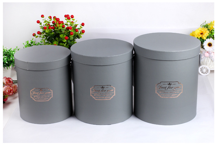 flowers packing round cardboard boxes wedding party souvenirs hot sell Gift Wrap six color choose 3PCS/set
