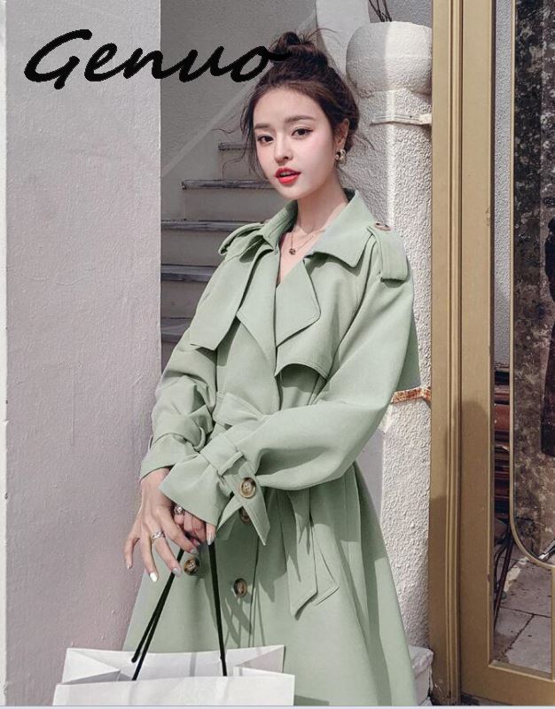Genuo New Trench Coat For Women Plus Size Black Beige Pink Double Breasted Female Casual Oversize Long Coat Women 5xl 6xl 7xl, Green
Genuo New Trench Coat For Women Plus Size Black Beige Pink Double Breasted Female Casual Oversize Long Coat Women 5xl 6xl 7xl, Green
