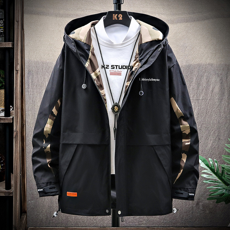 Mens Windbreaker Jackets Hooded Water Proof Casual Vintage Coat Male Big Size Cargo Clothing Autumn Jacket Men EE9JK
Mens Windbreaker Jackets Hooded Water Proof Casual Vintage Coat Male Big Size Cargo Clothing Autumn Jacket Men EE9JK