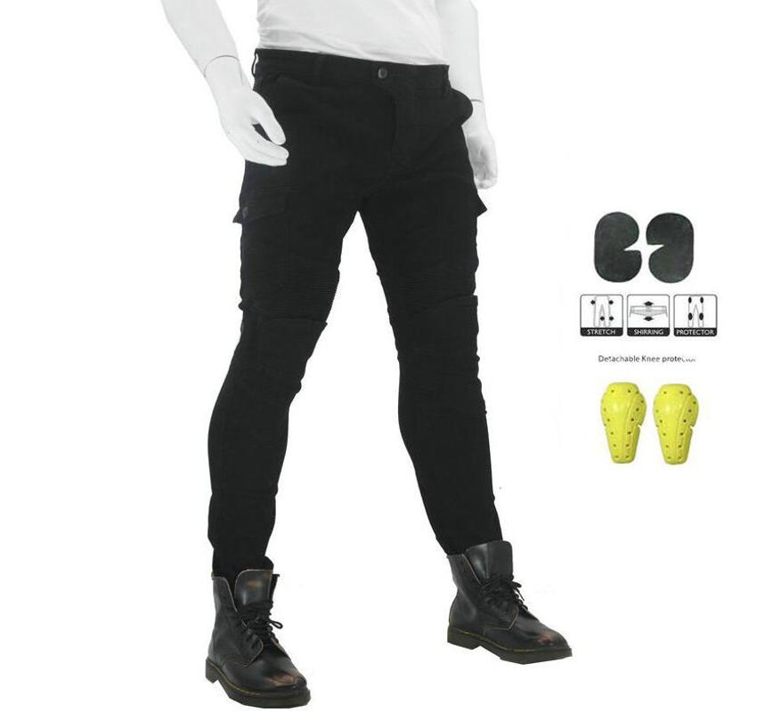 Four seasons B06 motorcycle riding jeans models fall protection pants 06 black green with belt protective gear
Four seasons B06 motorcycle riding jeans models fall protection pants 06 black green with belt protective gear