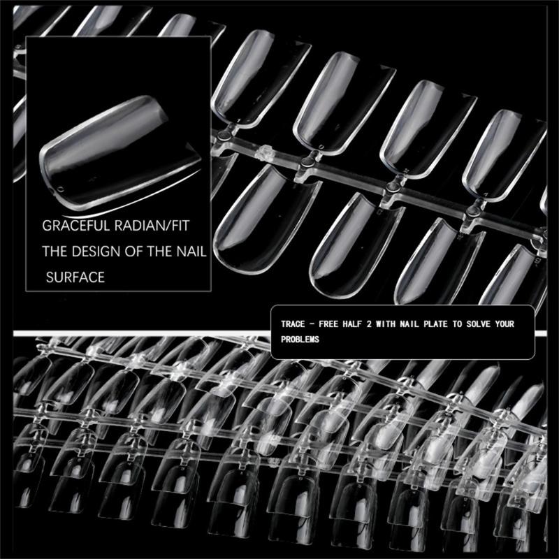 Nail Fold Seamless C Arc Square Nail Piece Full Half Dual-use Fake Patch 504 Pieces Short Version Of Droplet Tip False, As shown
Nail Fold Seamless C Arc Square Nail Piece Full Half Dual-use Fake Patch 504 Pieces Short Version Of Droplet Tip False, As shown