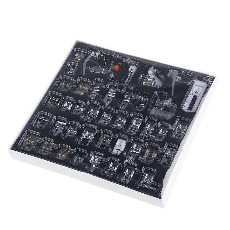 42pcs Sewing Machine Supplies Presser Foot Feet for Sewing Machines Feet Kit Set With Box For Brother Singer Janome
42pcs Sewing Machine Supplies Presser Foot Feet for Sewing Machines Feet Kit Set With Box For Brother Singer Janome