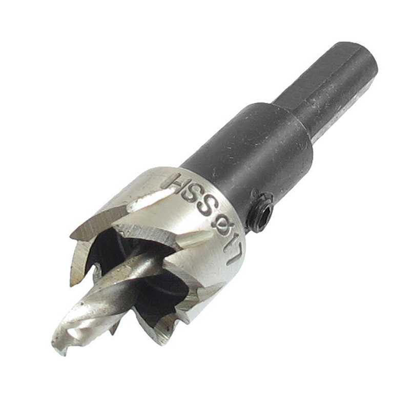 Big deal Gray Metal Twist Drill Bit 17mm Cutting Diameter Hole Saw Hex Wrench 
Big deal Gray Metal Twist Drill Bit 17mm Cutting Diameter Hole Saw Hex Wrench