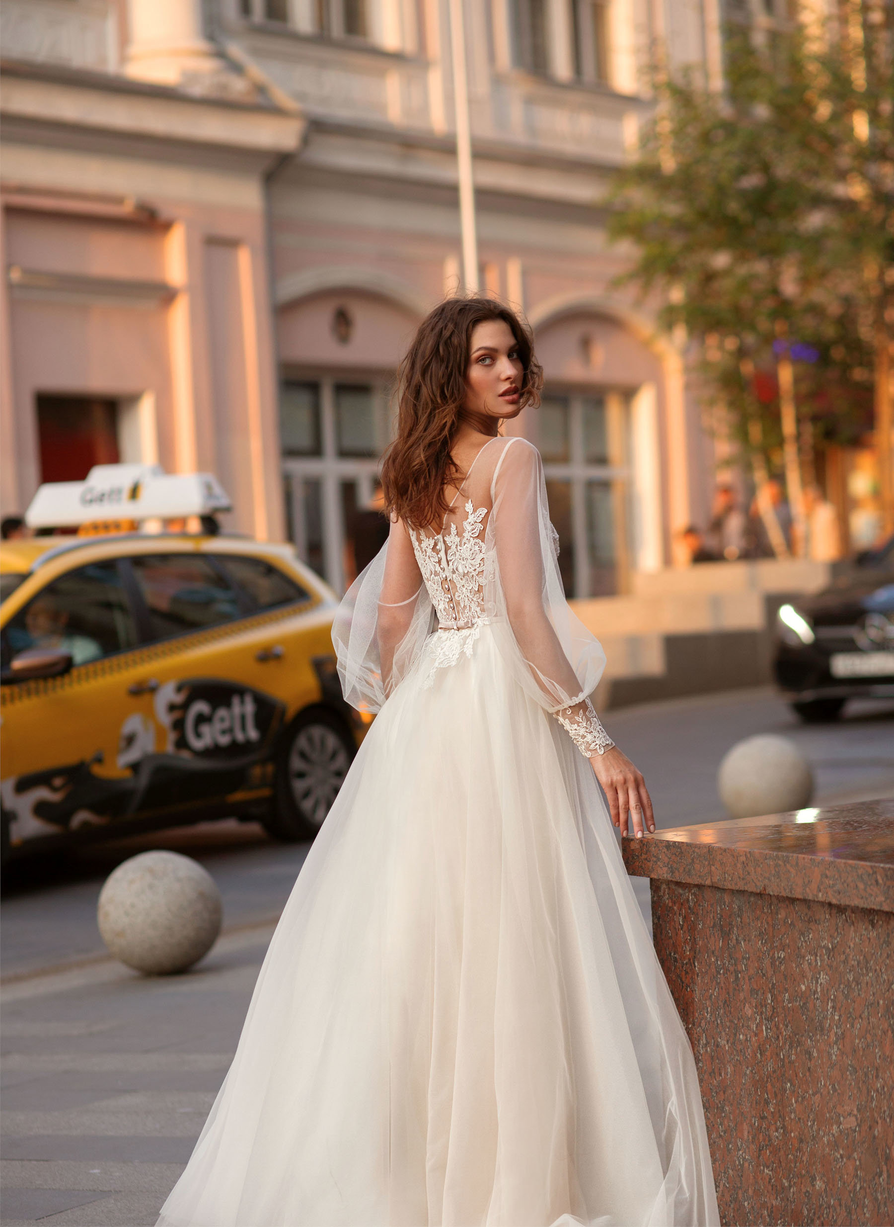 papilio bohemian dresses lace appliques long sleeve tulle bridal gowns plus size beach boho wedding gown vestido de novia