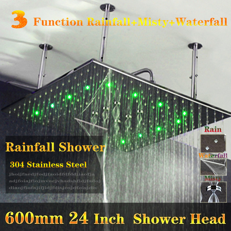 luxury 600x600mm square waterfall faucet bule green red 3 color change multi function rain mist showerheads high flow
luxury 600x600mm square waterfall faucet bule green red 3 color change multi function rain mist showerheads high flow
