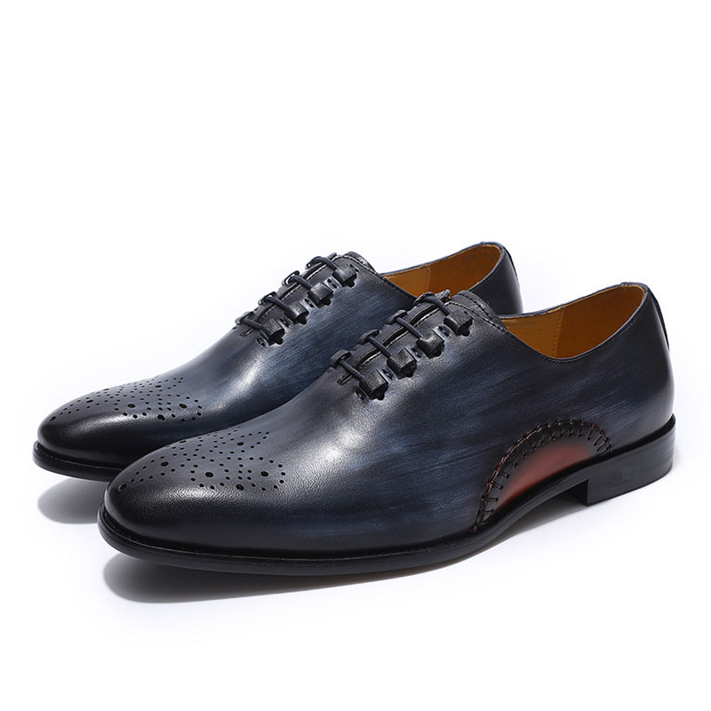Hand-Painted Italian Mens Oxfords Genuine Leather Brown Black Blue Brogue Men Formal Shoes Wedding Party Dress Shoes
Hand-Painted Italian Mens Oxfords Genuine Leather Brown Black Blue Brogue Men Formal Shoes Wedding Party Dress Shoes