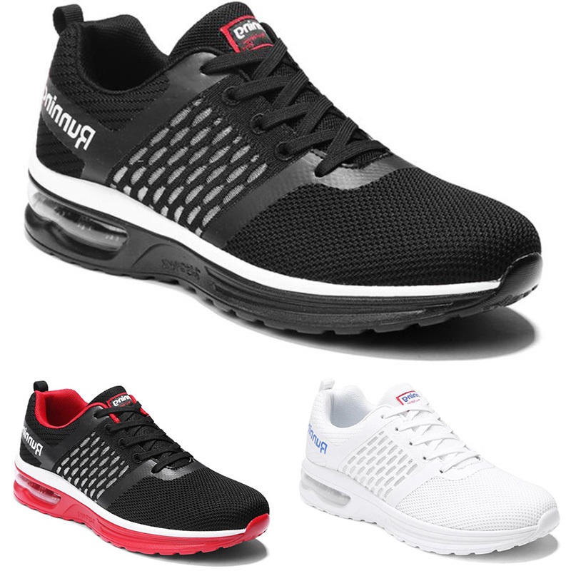 New Men Running Shoes Mens Triple Black Outdoor Shoes Pure White Mesh Sports Sneakers Free Shipping Size 40-44
New Men Running Shoes Mens Triple Black Outdoor Shoes Pure White Mesh Sports Sneakers Free Shipping Size 40-44