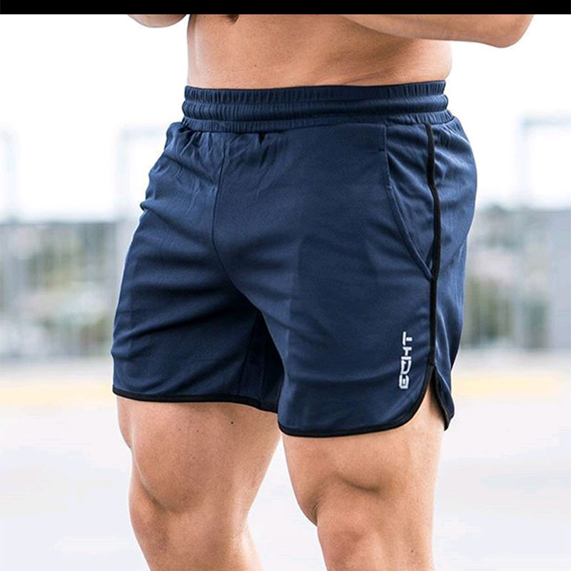 Men's Shorts Men Fitness Bodybuilding Man Summer Gyms Workout Male Breathable Mesh Quick Dry Sportswear Jogger Beach Short