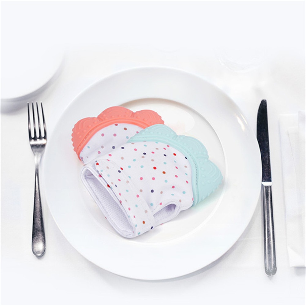 Teething Glove Child Sucking Fingers Thumb Sound Silicone Baby Nursing Teether Pacifier Newborn Dental Care Durable